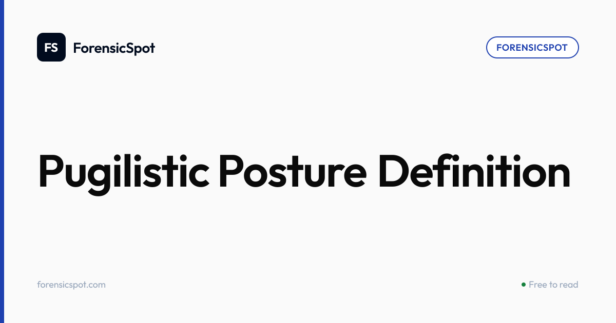Pugilistic Posture Definition | ForensicSpot